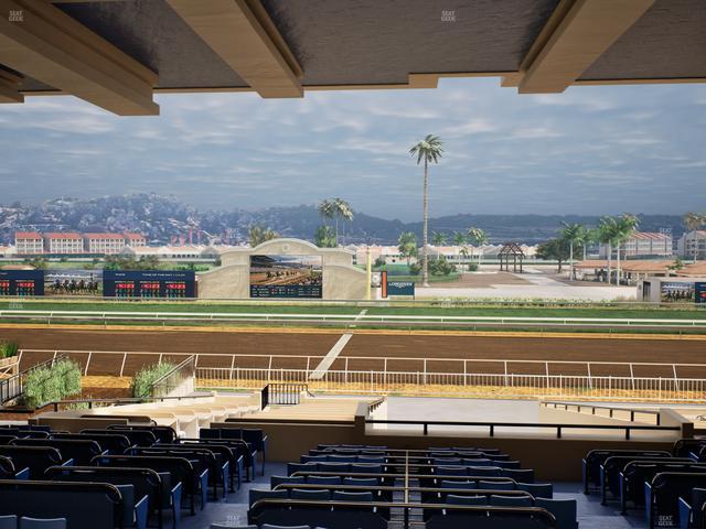 Del Mar Thoroughbred Club - Section Clubhouse Box 15 G Lvl 3 Seat View