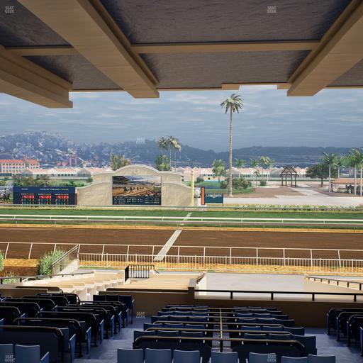 Del Mar Thoroughbred Club - Section Clubhouse Box 15 H Lvl 3 Seat View