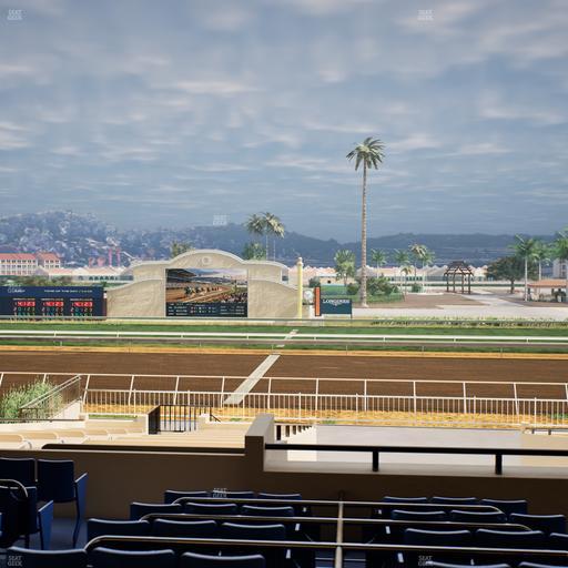 Del Mar Thoroughbred Club - Section Clubhouse Box 15 Lvl 2 Seat View