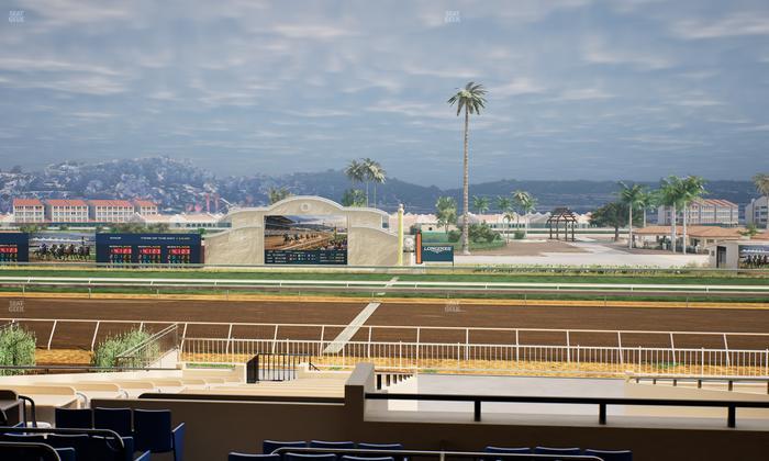 Del Mar Thoroughbred Club - Section Clubhouse Box 15 Lvl 2 Seat View