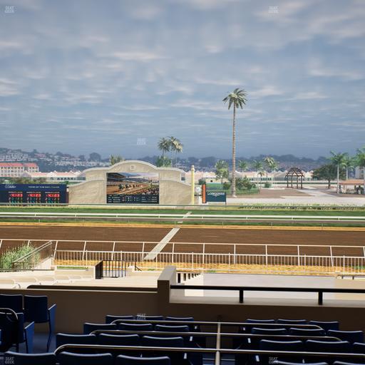 Del Mar Thoroughbred Club - Section Clubhouse Box 15 Lvl 2 Seat View
