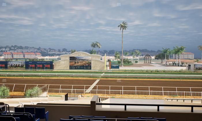 Del Mar Thoroughbred Club - Section Clubhouse Box 15 Lvl 2 Seat View