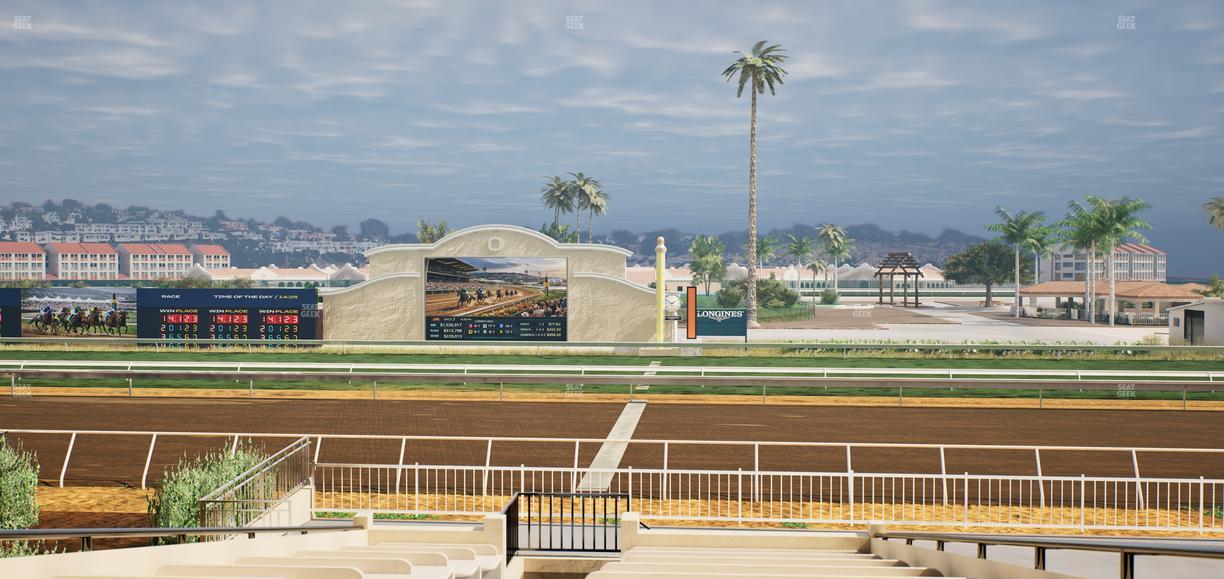 Del Mar Thoroughbred Club - Section Clubhouse Box 16 A Lvl 2 Seat View