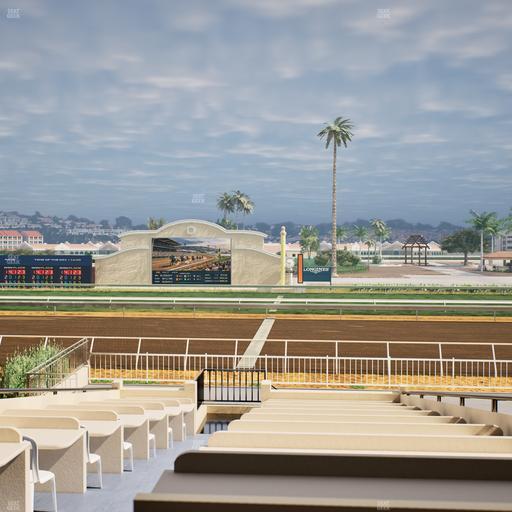 Del Mar Thoroughbred Club - Section Clubhouse Box 16 A Lvl 2 Seat View