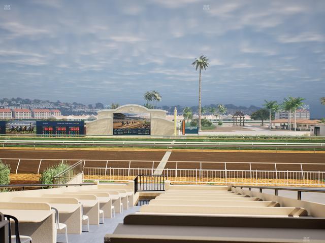 Del Mar Thoroughbred Club - Section Clubhouse Box 16 A Lvl 2 Seat View