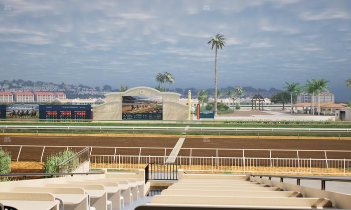 Del Mar Thoroughbred Club - Section Clubhouse Box 16 A Lvl 2 Seat View