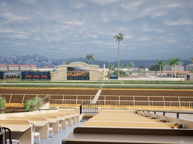 Del Mar Thoroughbred Club - Section Clubhouse Box 16 A Lvl 2 Seat View