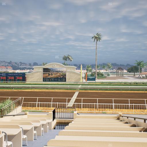 Del Mar Thoroughbred Club - Section Clubhouse Box 16 Aa Lvl 2 Seat View