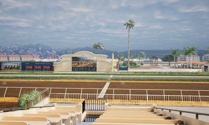 Del Mar Thoroughbred Club - Section Clubhouse Box 16 Aa Lvl 2 Seat View