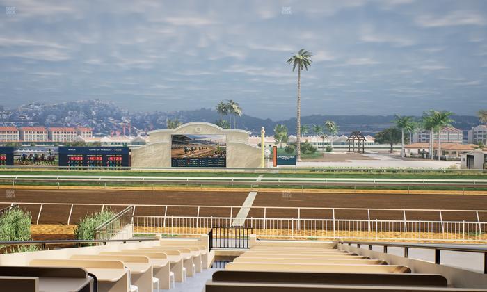 Del Mar Thoroughbred Club - Section Clubhouse Box 16 B Lvl 2 Seat View