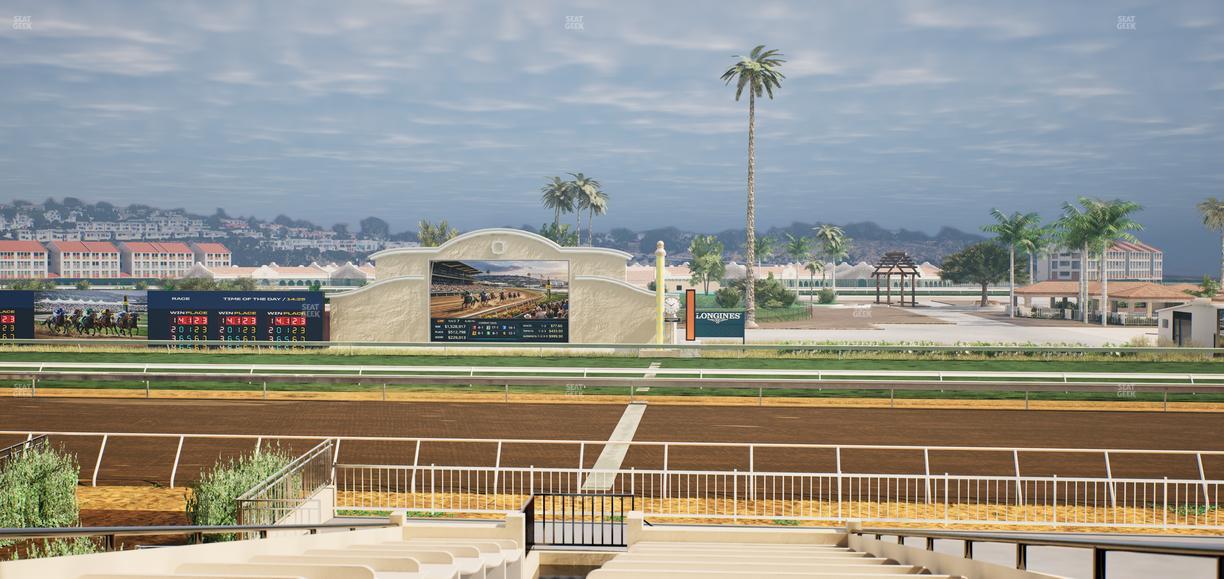 Del Mar Thoroughbred Club - Section Clubhouse Box 16 B Lvl 2 Seat View