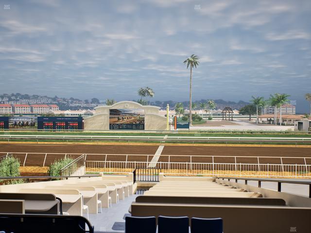 Del Mar Thoroughbred Club - Section Clubhouse Box 16 B Lvl 2 Seat View