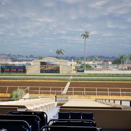 Del Mar Thoroughbred Club - Section Clubhouse Box 16 C Lvl 2 Seat View