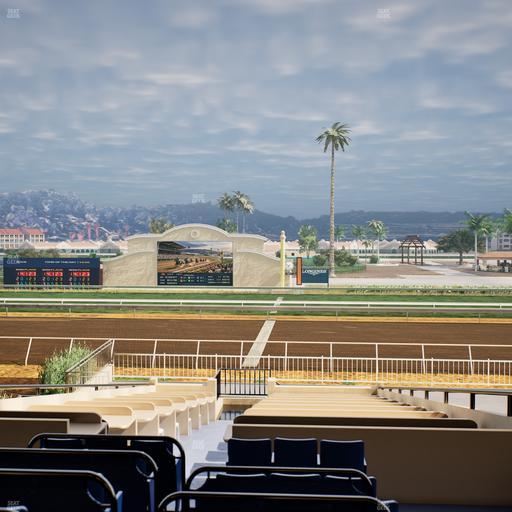 Del Mar Thoroughbred Club - Section Clubhouse Box 16 C Lvl 2 Seat View
