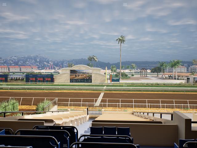 Del Mar Thoroughbred Club - Section Clubhouse Box 16 C Lvl 2 Seat View