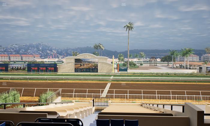 Del Mar Thoroughbred Club - Section Clubhouse Box 16 C Lvl 2 Seat View