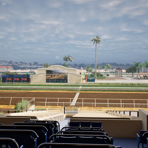 Del Mar Thoroughbred Club - Section Clubhouse Box 16 D Lvl 2 Seat View