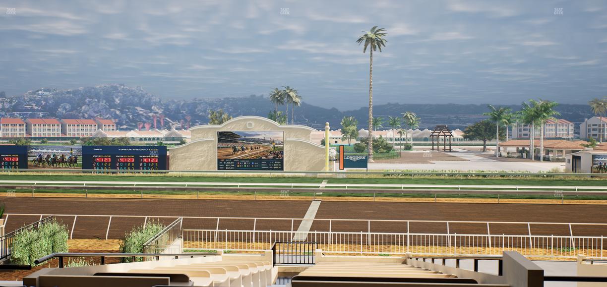 Del Mar Thoroughbred Club - Section Clubhouse Box 16 D Lvl 2 Seat View