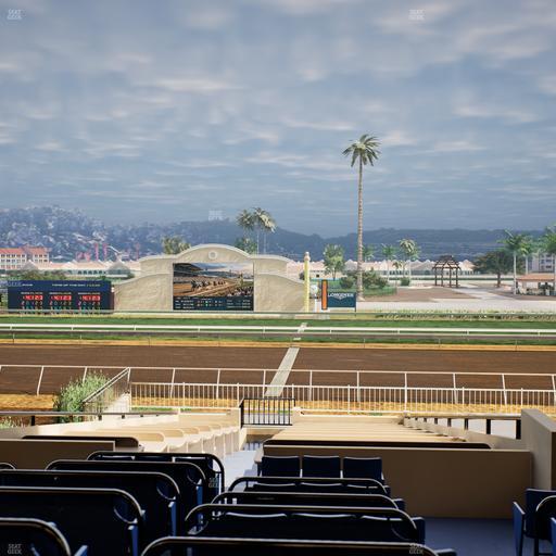Del Mar Thoroughbred Club - Section Clubhouse Box 16 D Lvl 2 Seat View