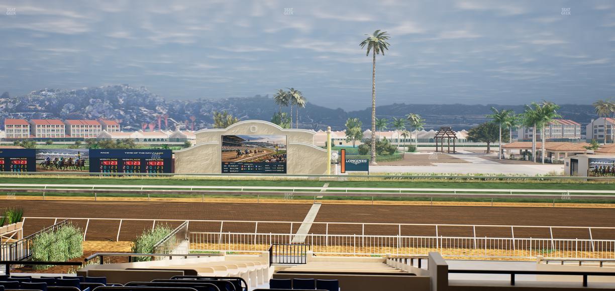Del Mar Thoroughbred Club - Section Clubhouse Box 16 E Lvl 3 Seat View