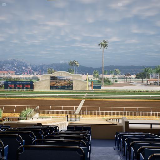 Del Mar Thoroughbred Club - Section Clubhouse Box 16 E Lvl 3 Seat View