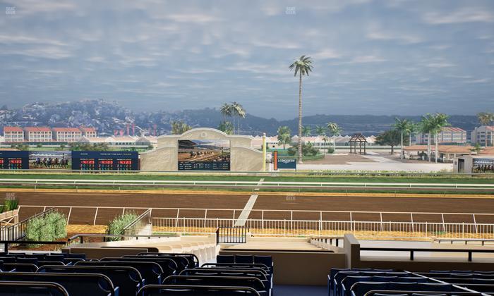 Del Mar Thoroughbred Club - Section Clubhouse Box 16 E Lvl 3 Seat View