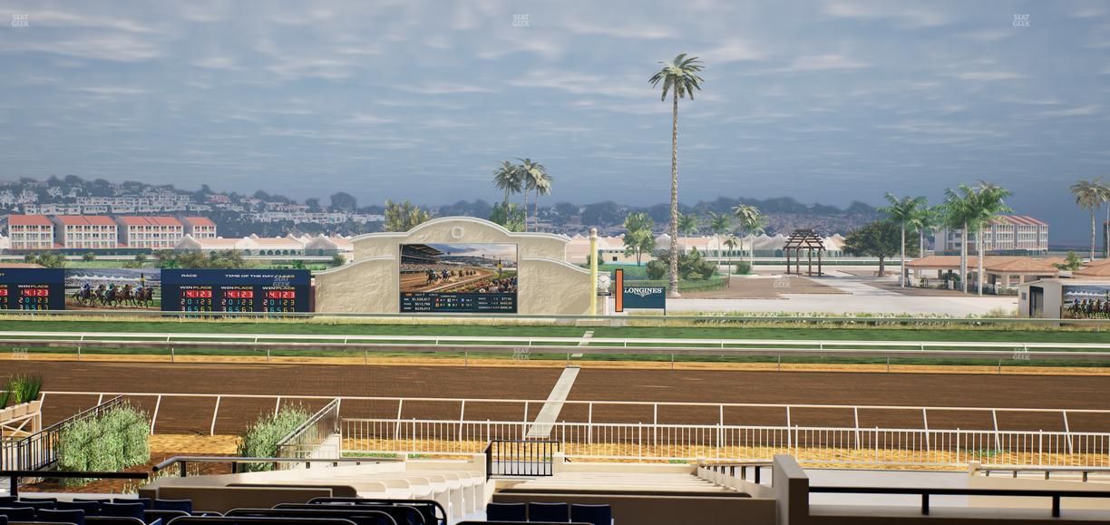 Del Mar Thoroughbred Club - Section Clubhouse Box 16 E Lvl 3 Seat View