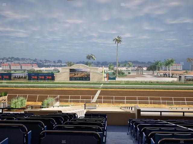 Del Mar Thoroughbred Club - Section Clubhouse Box 16 E Lvl 3 Seat View