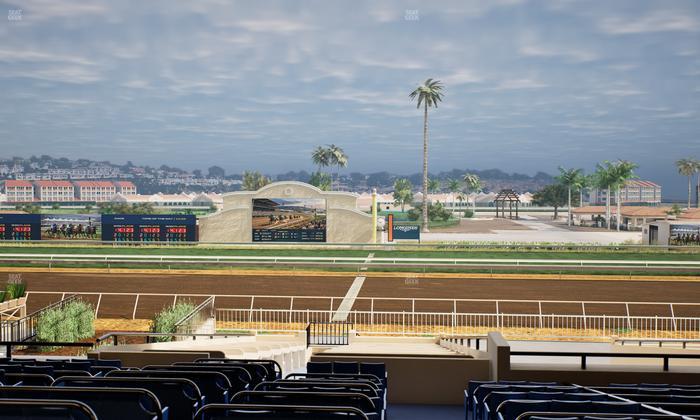 Del Mar Thoroughbred Club - Section Clubhouse Box 16 E Lvl 3 Seat View