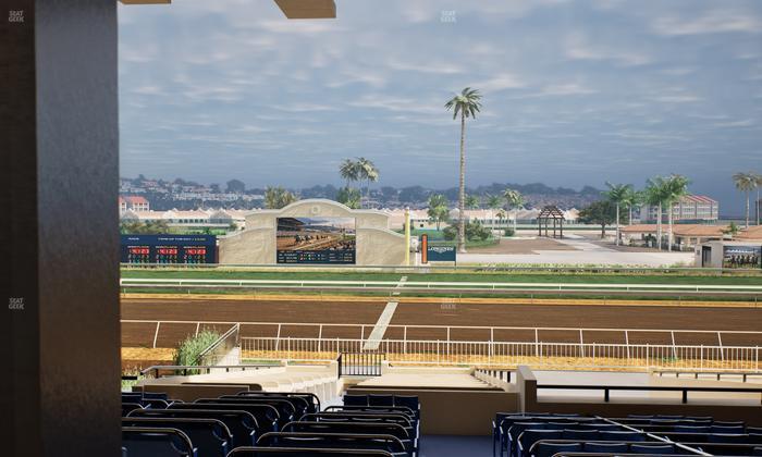 Del Mar Thoroughbred Club - Section Clubhouse Box 16 F Lvl 3 Seat View