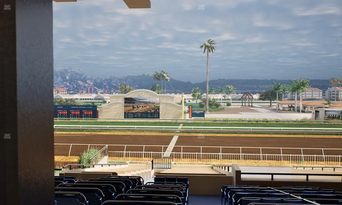 Del Mar Thoroughbred Club - Section Clubhouse Box 16 F Lvl 3 Seat View