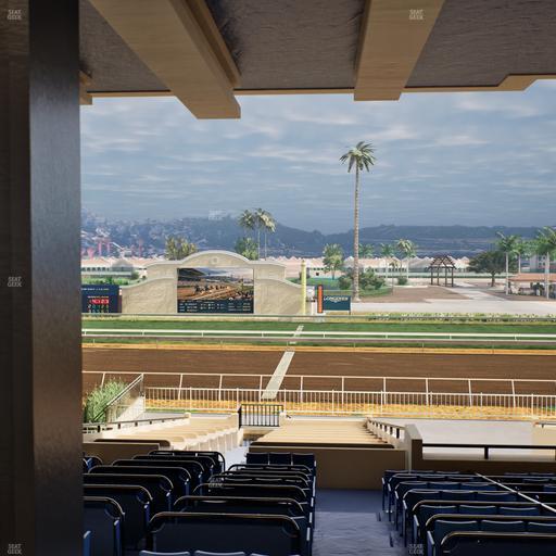 Del Mar Thoroughbred Club - Section Clubhouse Box 16 G Lvl 3 Seat View