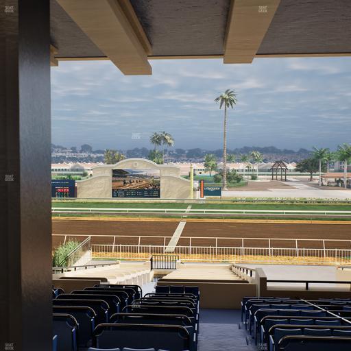 Del Mar Thoroughbred Club - Section Clubhouse Box 16 G Lvl 3 Seat View