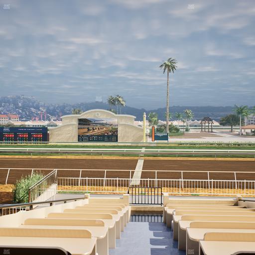 Del Mar Thoroughbred Club - Section Clubhouse Box 17 A Lvl 2 Seat View