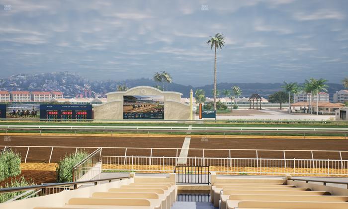 Del Mar Thoroughbred Club - Section Clubhouse Box 17 A Lvl 2 Seat View