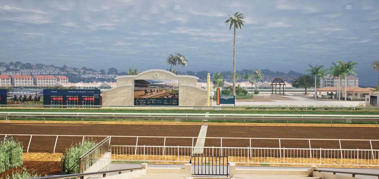 Del Mar Thoroughbred Club - Section Clubhouse Box 17 A Lvl 2 Seat View