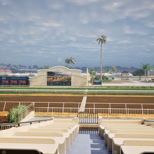 Del Mar Thoroughbred Club - Section Clubhouse Box 17 A Lvl 2 Seat View