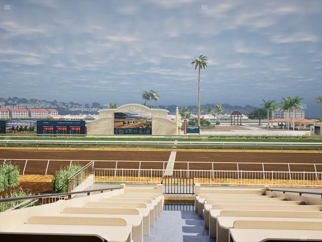 Del Mar Thoroughbred Club - Section Clubhouse Box 17 A Lvl 2 Seat View