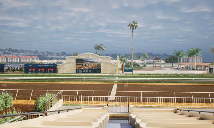 Del Mar Thoroughbred Club - Section Clubhouse Box 17 A Lvl 2 Seat View