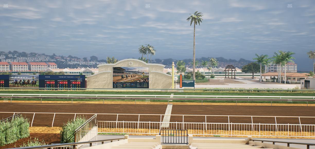 Del Mar Thoroughbred Club - Section Clubhouse Box 17 B Lvl 2 Seat View
