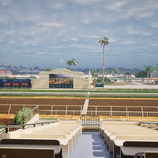 Del Mar Thoroughbred Club - Section Clubhouse Box 17 B Lvl 2 Seat View