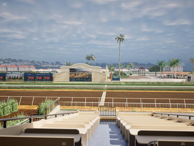 Del Mar Thoroughbred Club - Section Clubhouse Box 17 B Lvl 2 Seat View