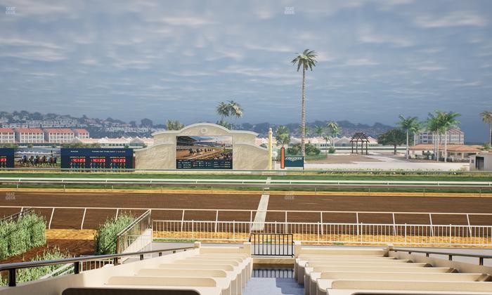 Del Mar Thoroughbred Club - Section Clubhouse Box 17 B Lvl 2 Seat View