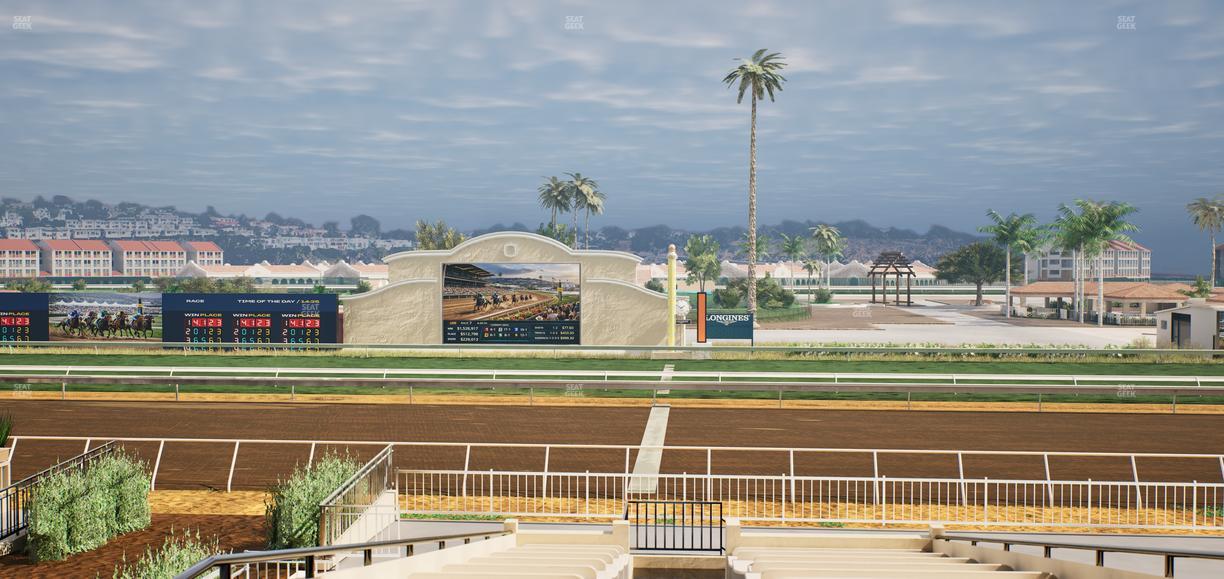 Del Mar Thoroughbred Club - Section Clubhouse Box 17 C Lvl 2 Seat View