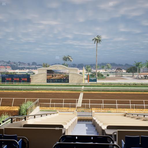 Del Mar Thoroughbred Club - Section Clubhouse Box 17 C Lvl 2 Seat View