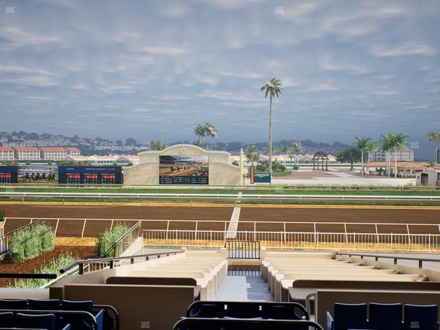 Del Mar Thoroughbred Club - Section Clubhouse Box 17 C Lvl 2 Seat View