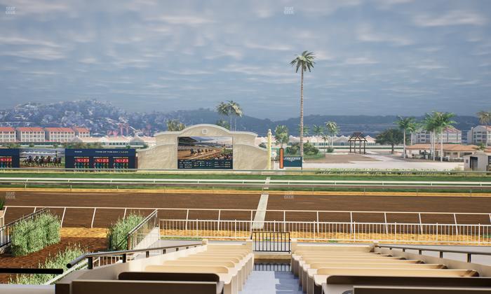 Del Mar Thoroughbred Club - Section Clubhouse Box 17 C Lvl 2 Seat View