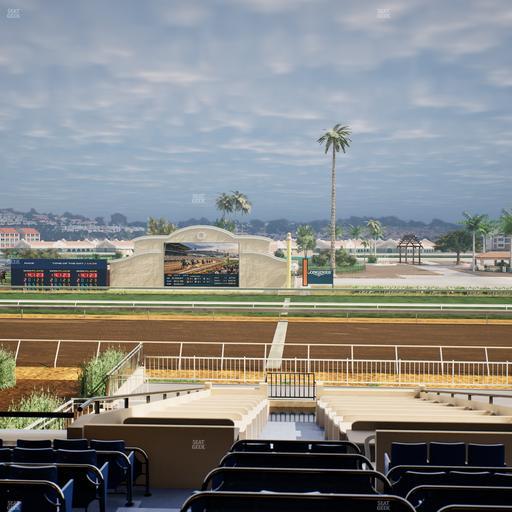 Del Mar Thoroughbred Club - Section Clubhouse Box 17 D Lvl 2 Seat View