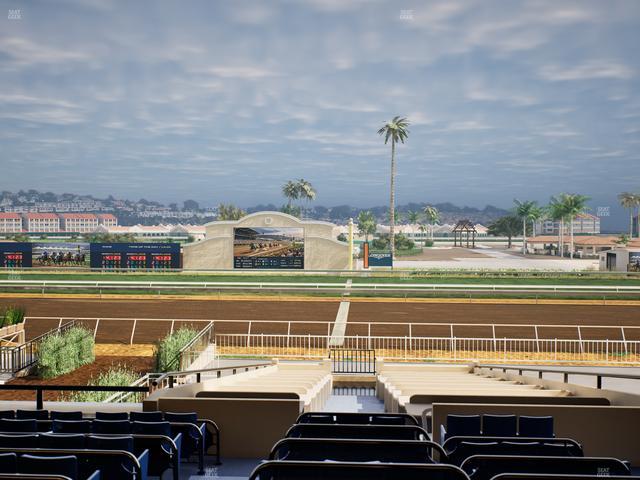 Del Mar Thoroughbred Club - Section Clubhouse Box 17 D Lvl 2 Seat View