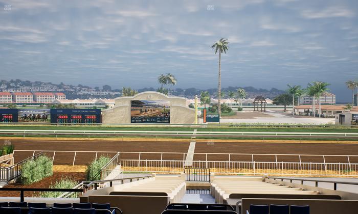 Del Mar Thoroughbred Club - Section Clubhouse Box 17 D Lvl 2 Seat View